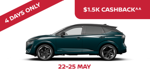 AVAILABLE ON QASHQAI N-DESIGN e-POWER